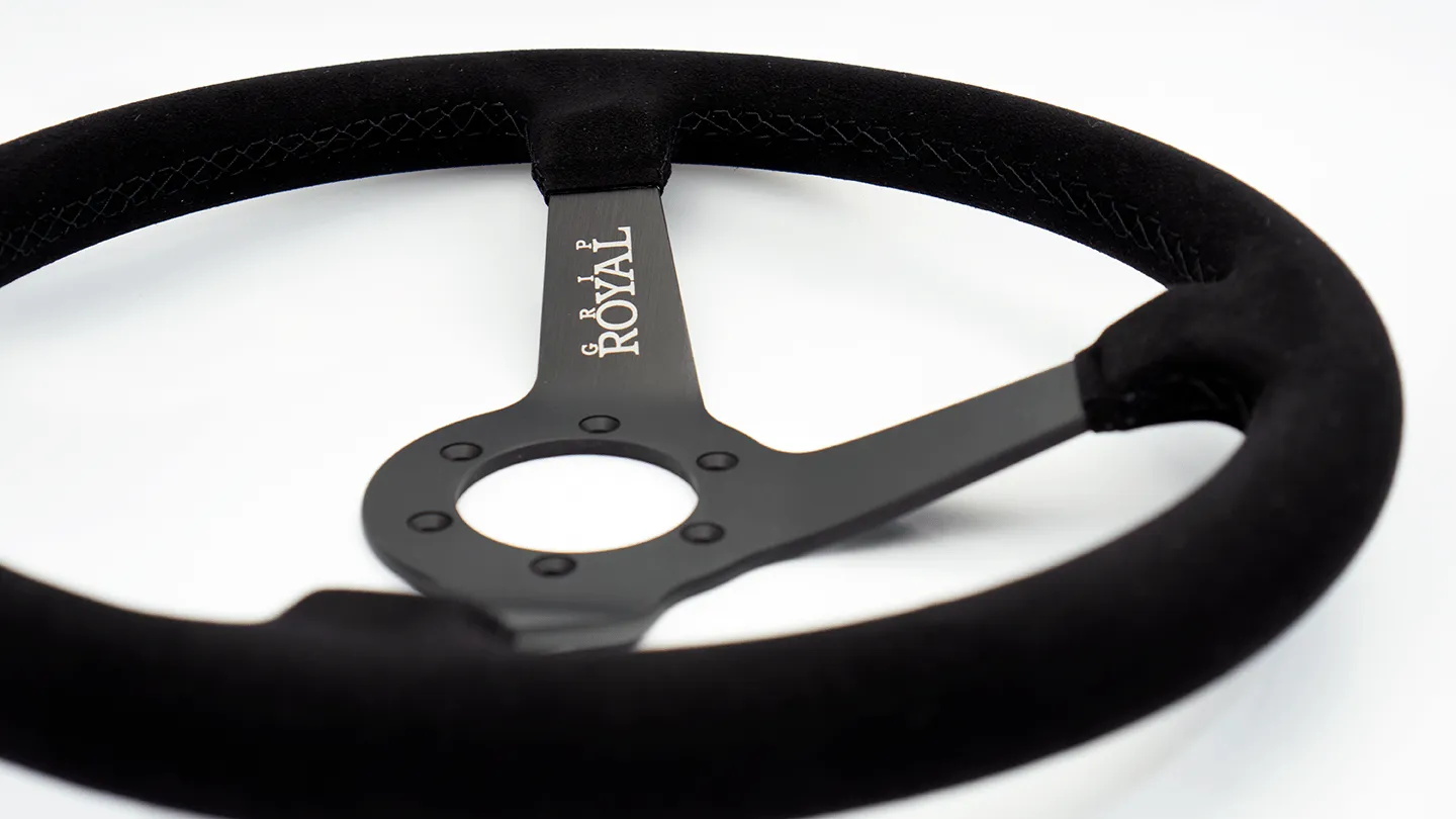 Grip Royal Steering Wheel - Suede Brute (Official Collab)