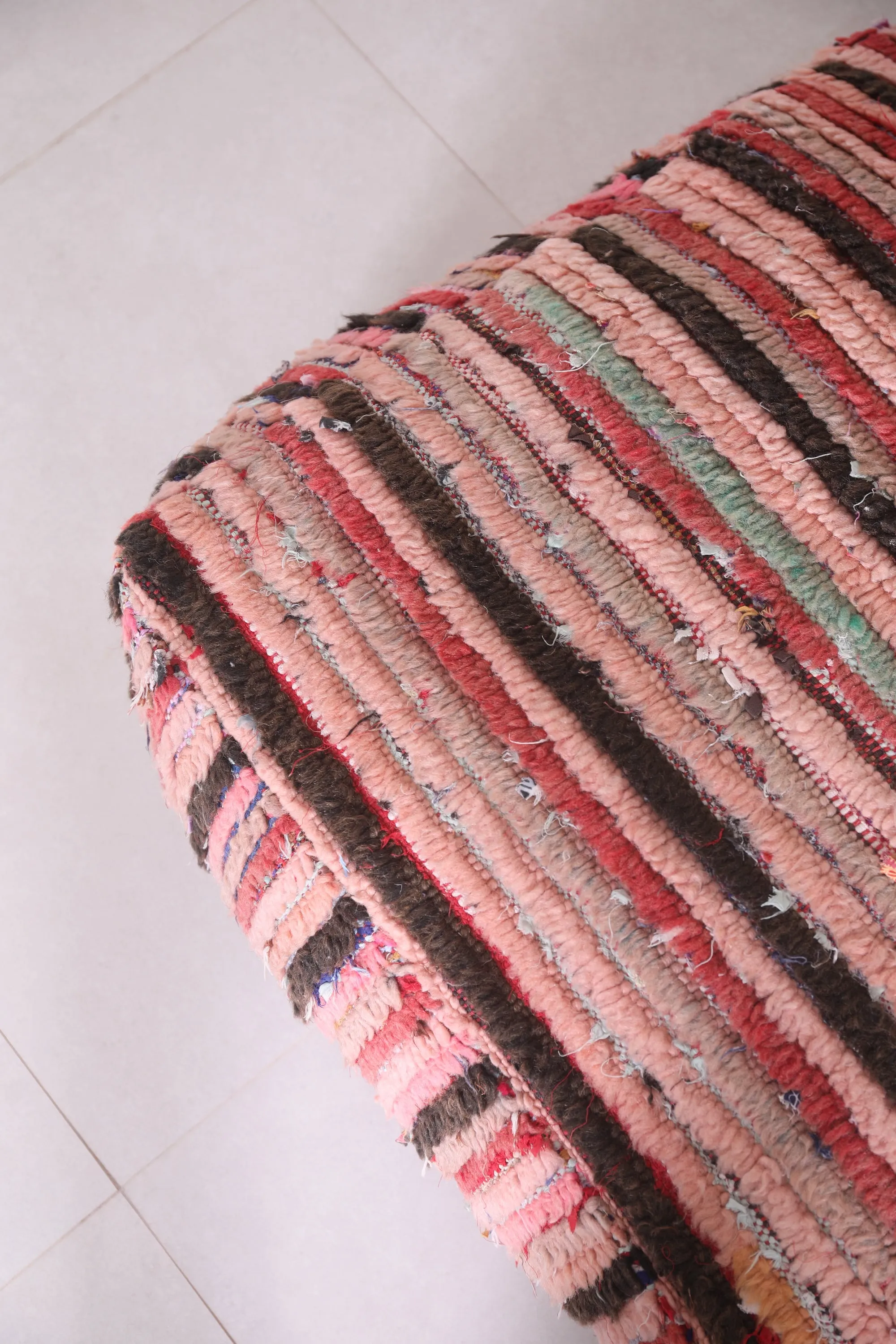 Hand Woven berber Moroccan Ottoman Pillow