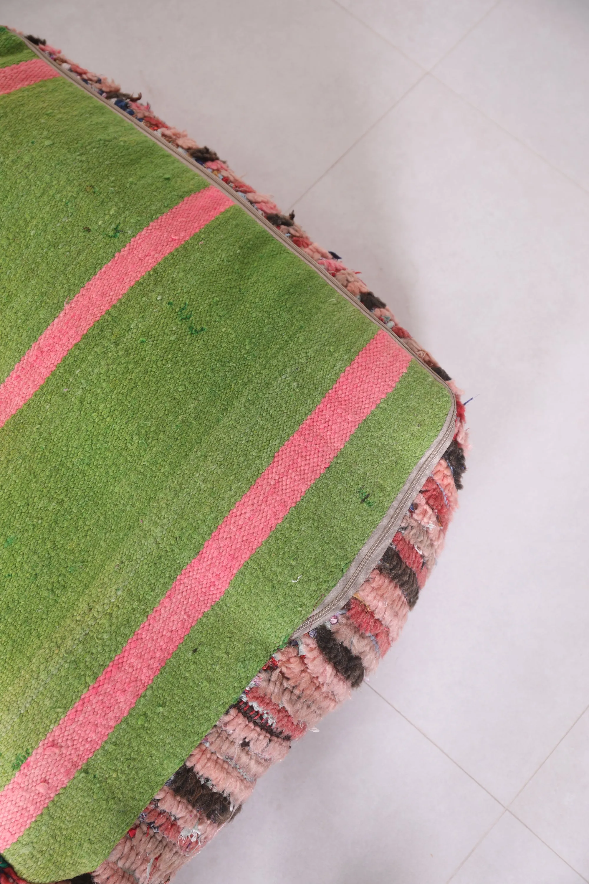 Hand Woven berber Moroccan Ottoman Pillow