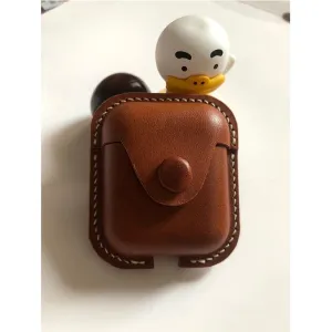 Handmade Brown Leather AirPods 1,2 Case Leather AirPods Case 1,2 Airpod Case Cover