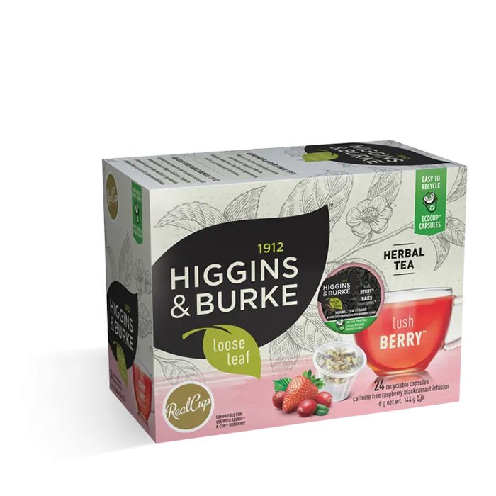 Higgins & Burke Loose Leaf Lush Berry 24CT