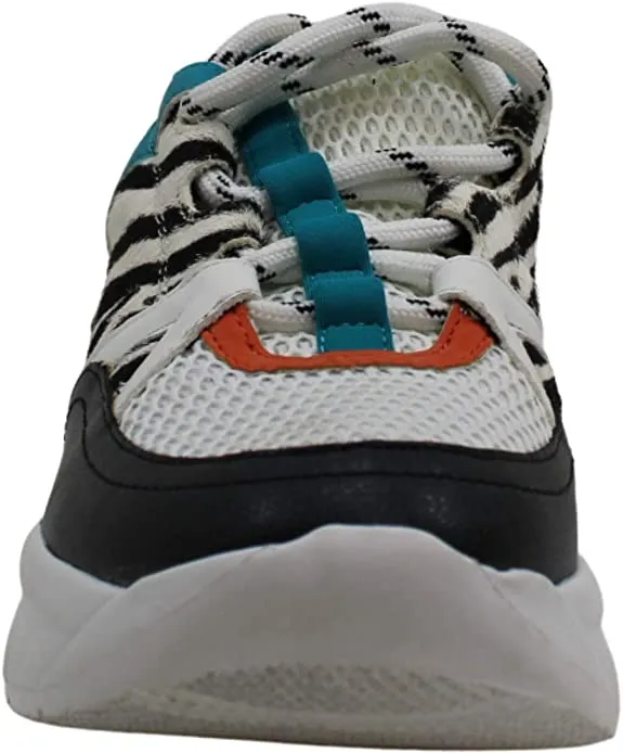 INC International Concepts Women's Shoes Gemella Low Top, Zebra BL, Size 8.0