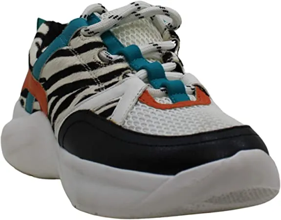 INC International Concepts Women's Shoes Gemella Low Top, Zebra BL, Size 8.0