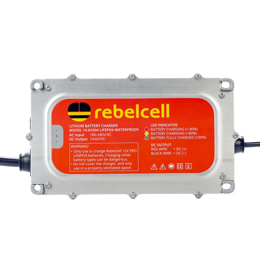 Incarcator Rebelcell LIFEPO4 14.6V20A waterproof