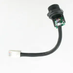 IP67 Panel RJ45 mated Waterproof   Int lead 100mm