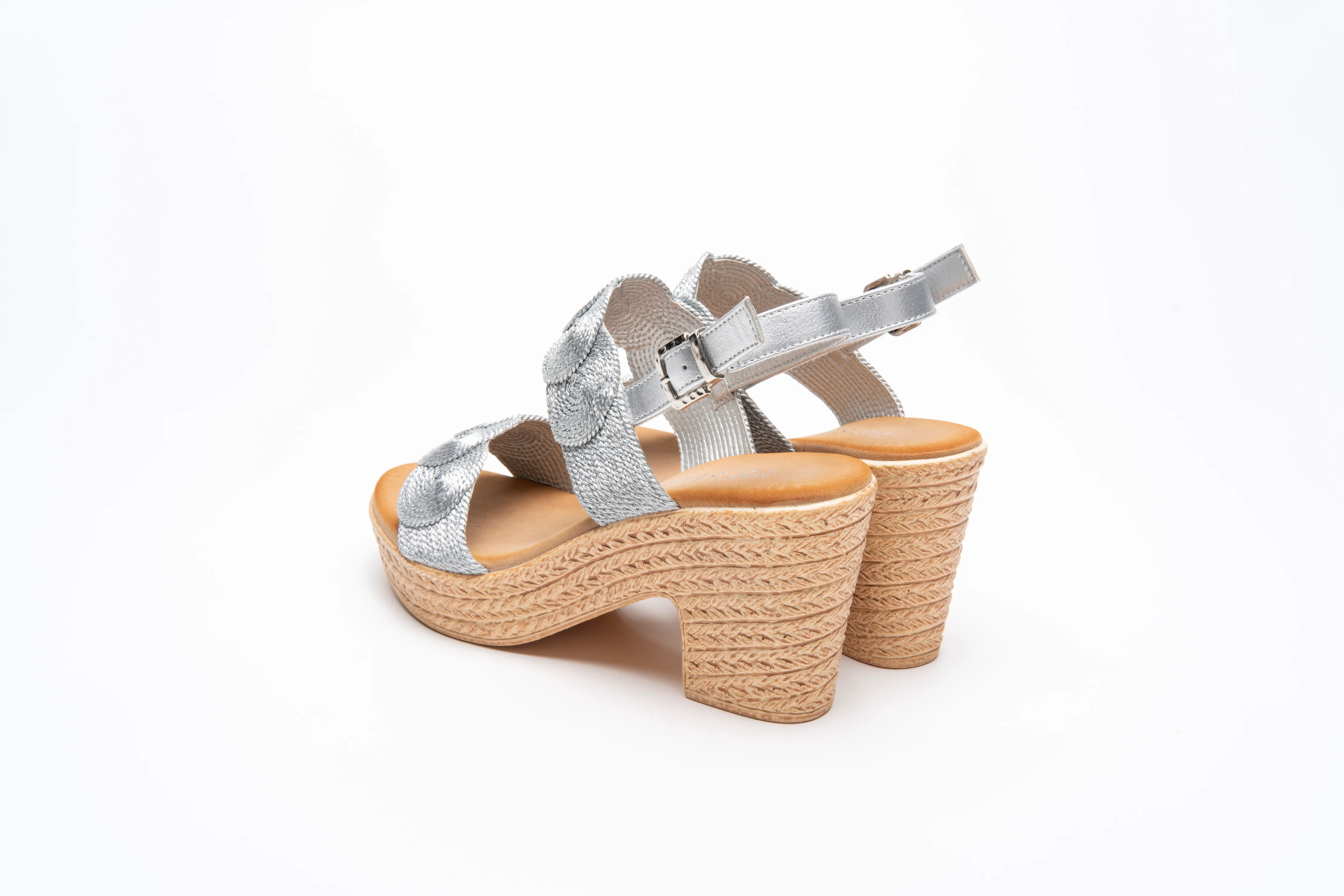 IVACHY Womens Sandal Ladies Wedge Woven Braided Block Heels Summer Espadrille Platform A89936