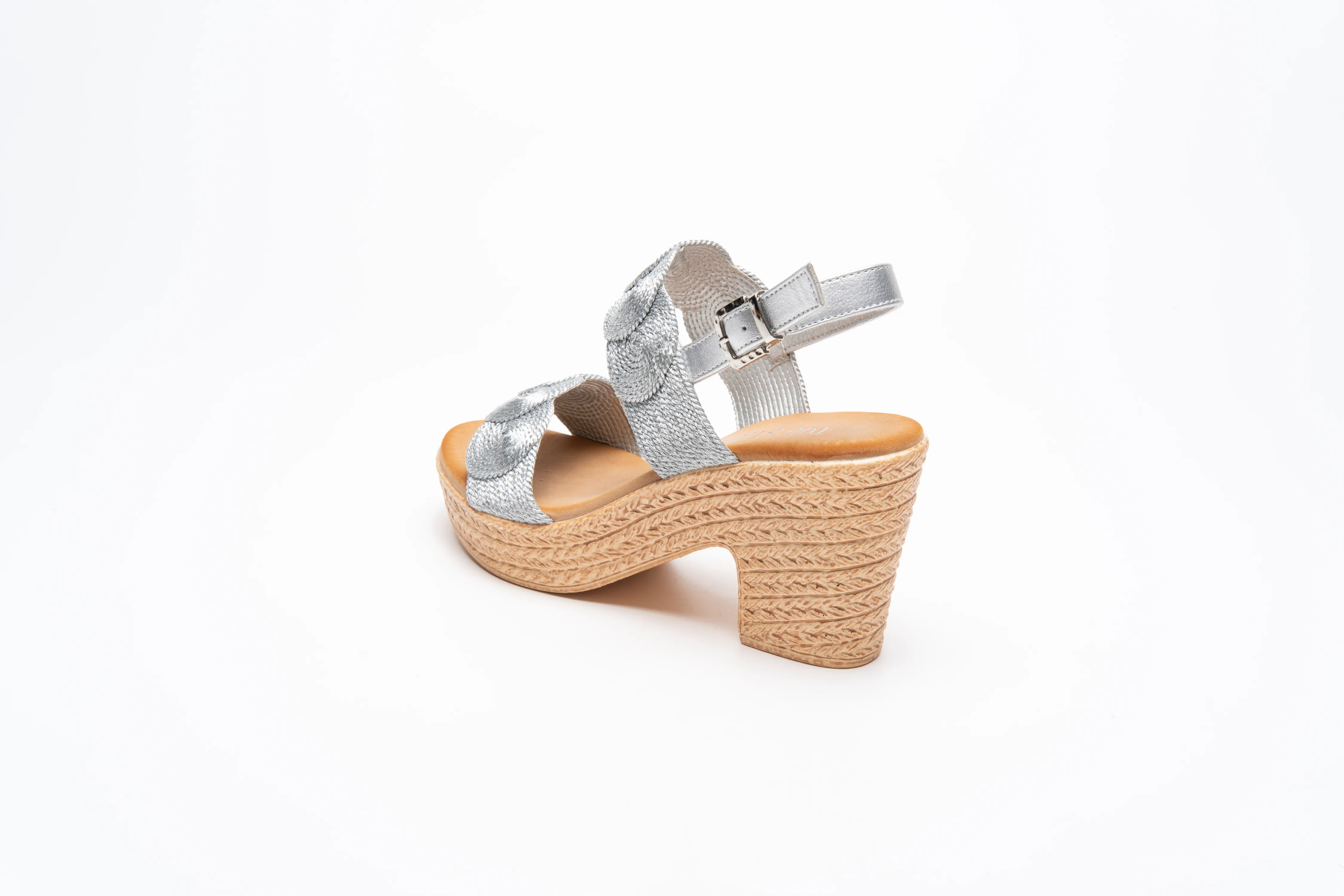 IVACHY Womens Sandal Ladies Wedge Woven Braided Block Heels Summer Espadrille Platform A89936