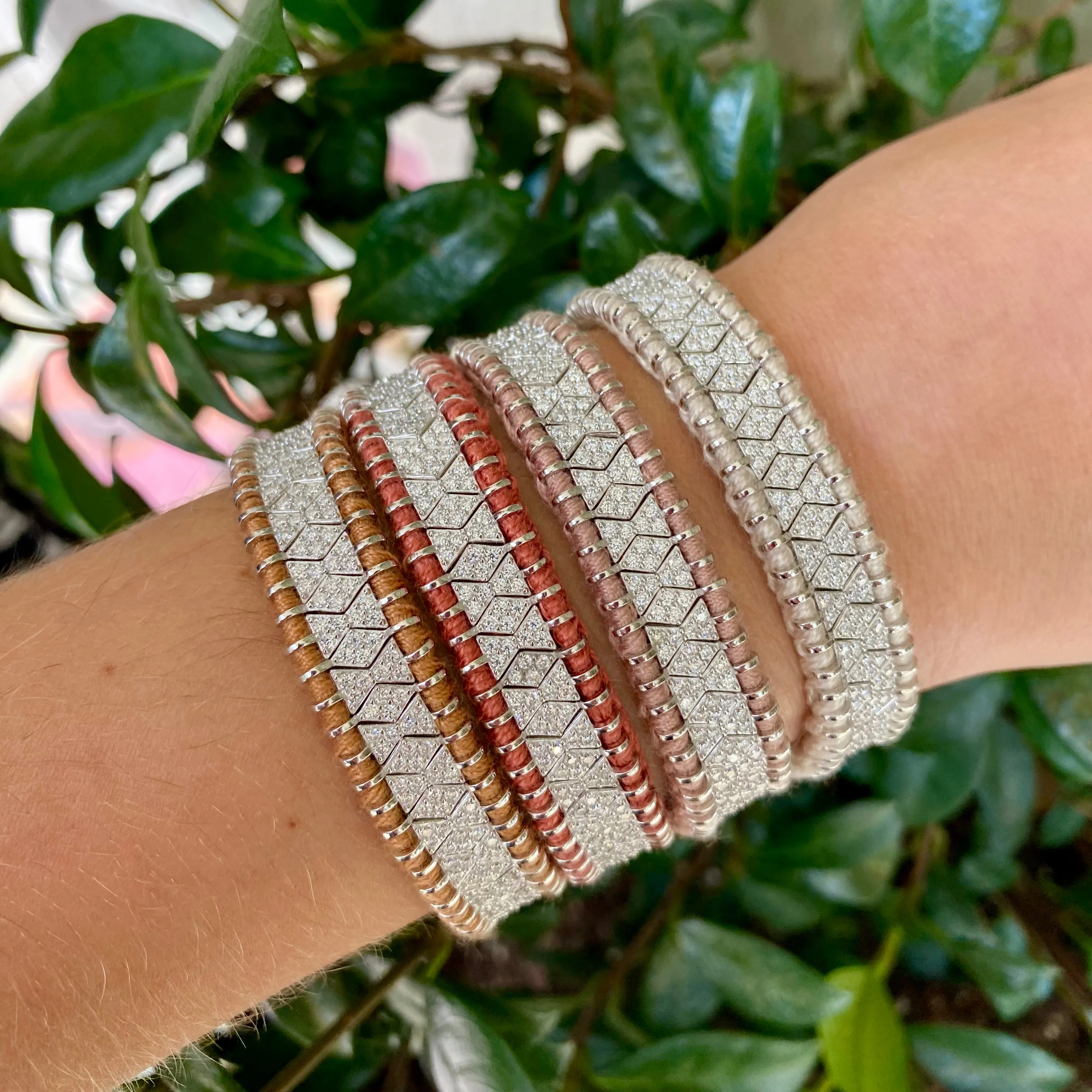 Janeiro Diamond & Nude Bracelet