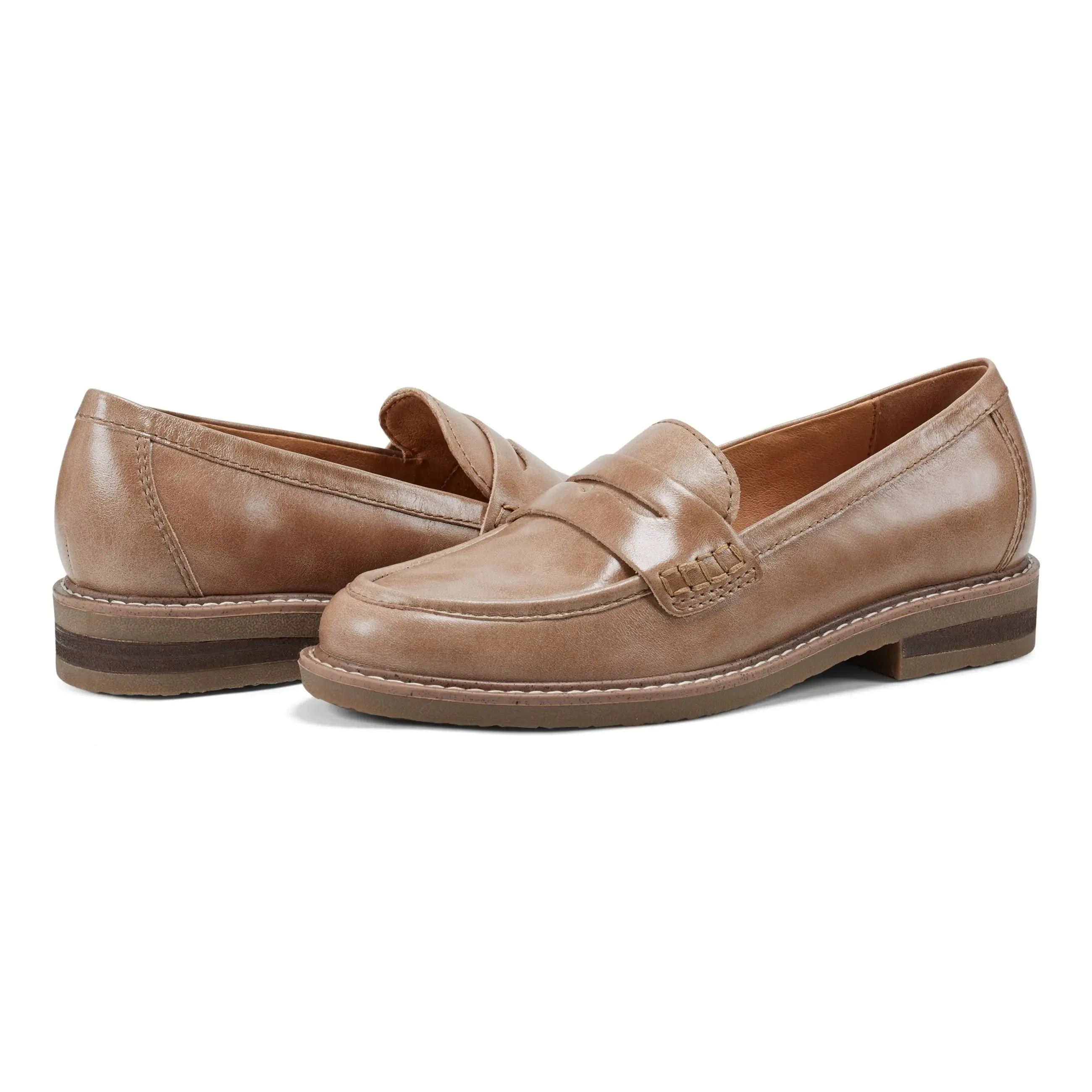 Javas Round Toe Casual Slip-on Loafers