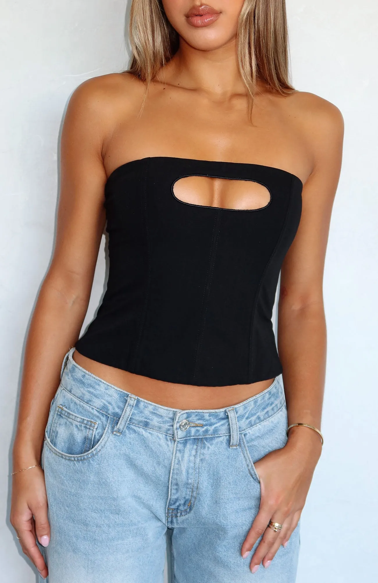 Just Because Bustier Black