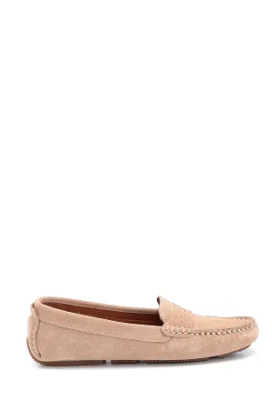 Kadın Süet Deri Loafer
