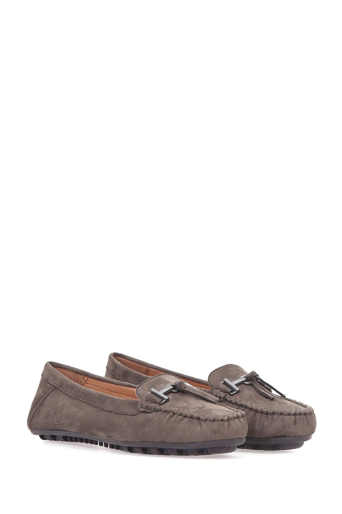 Kadın Süet Loafer