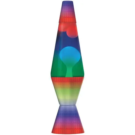 Lava Lamp 14.5" Rainbow