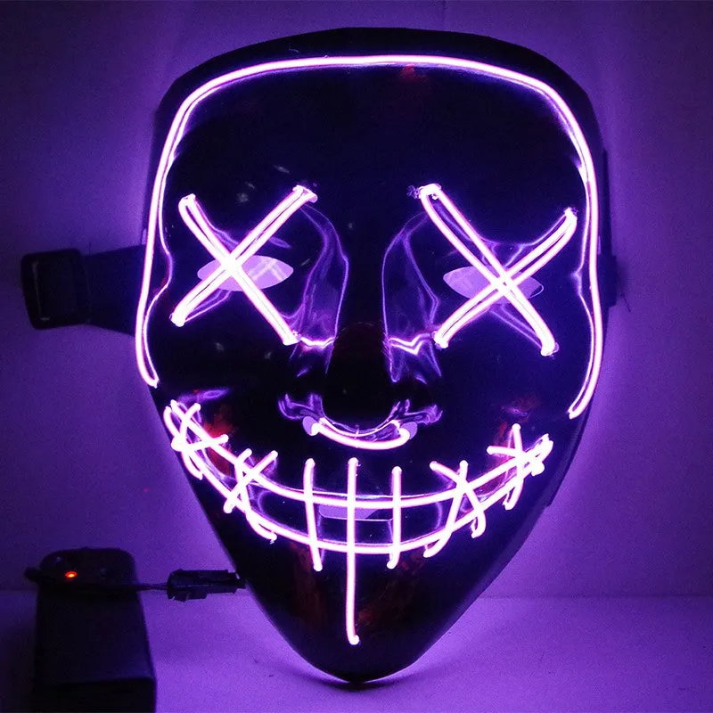 LED Light Up Halloween Mask