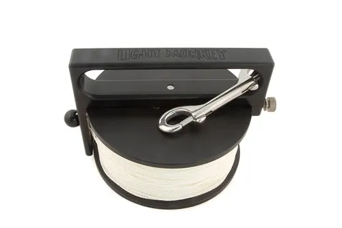 Light Monkey 800' Primary Reel with #24 Line and 4.625" SS Clip
