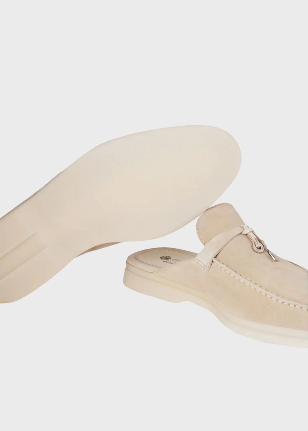Loro Piana Babouche Charms Walk Loafer Linen