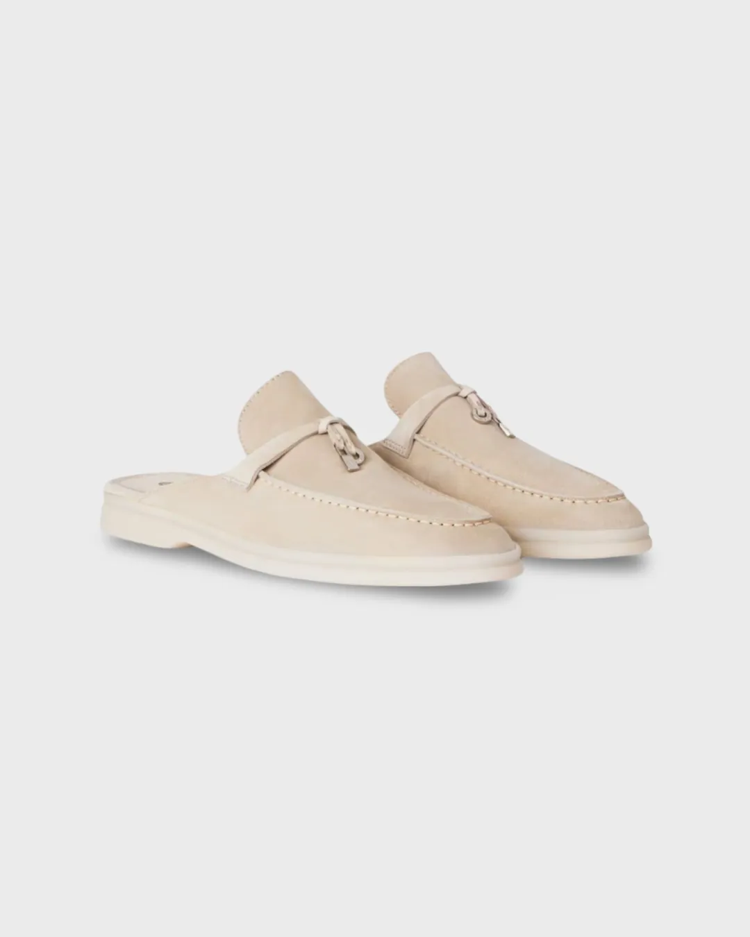 Loro Piana Babouche Charms Walk Loafer Linen