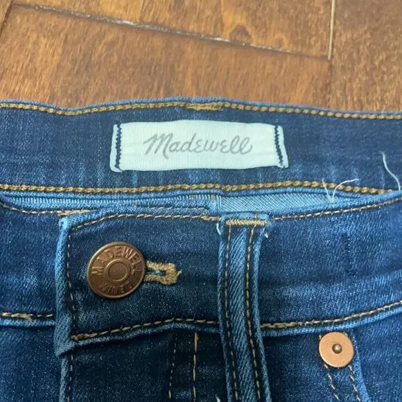 MADEWELL 9” High Rise Skinny Jeans in Larkspur Wash Size 27