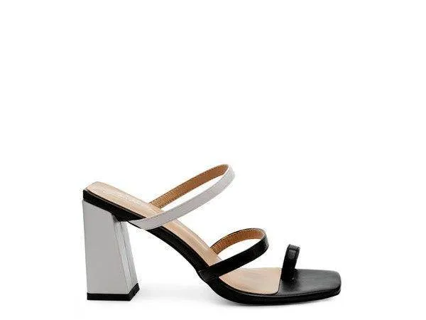 Marve Block Heel Thong Sandals