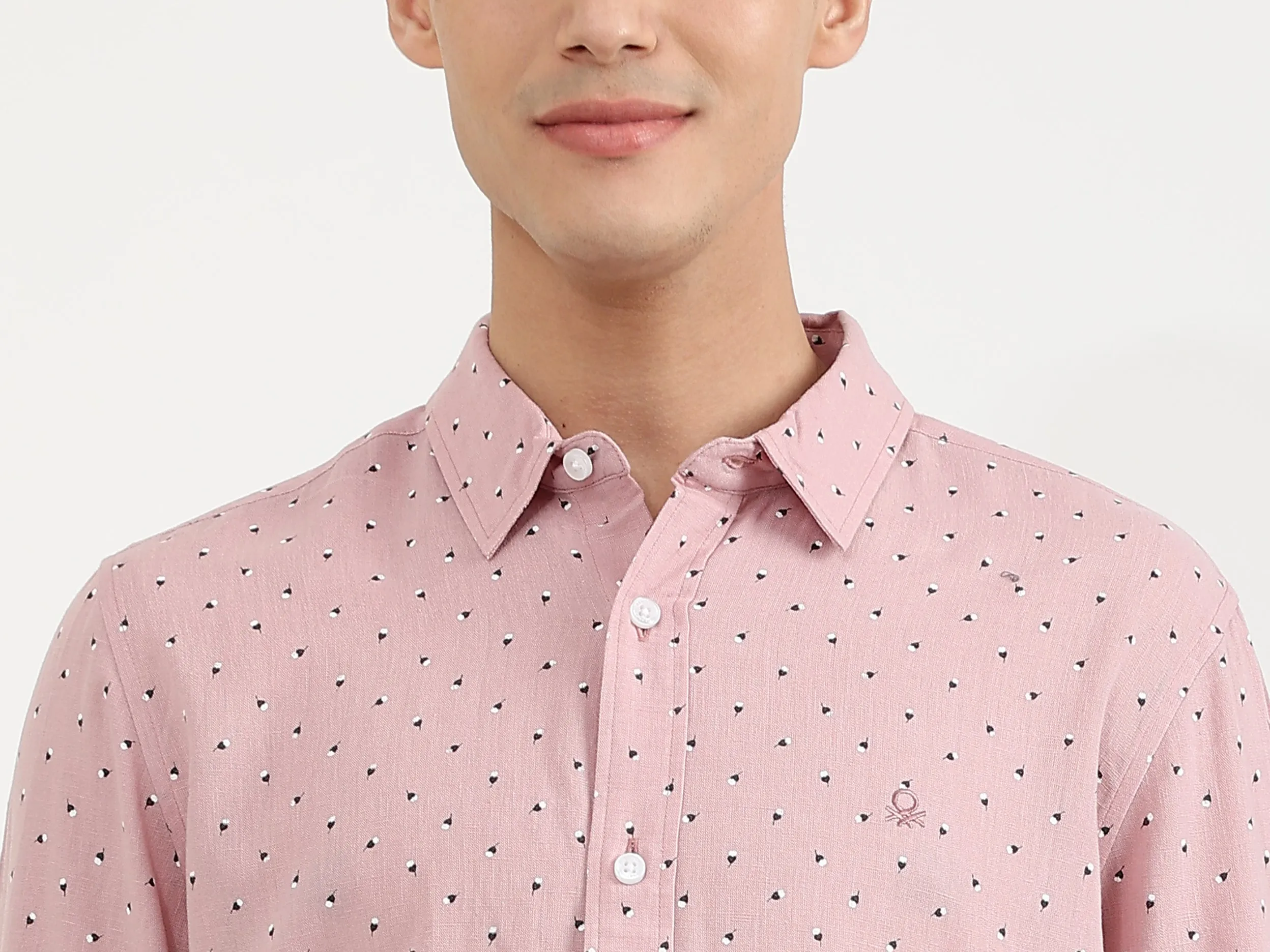 Mens Slim Fit Printed Shirt