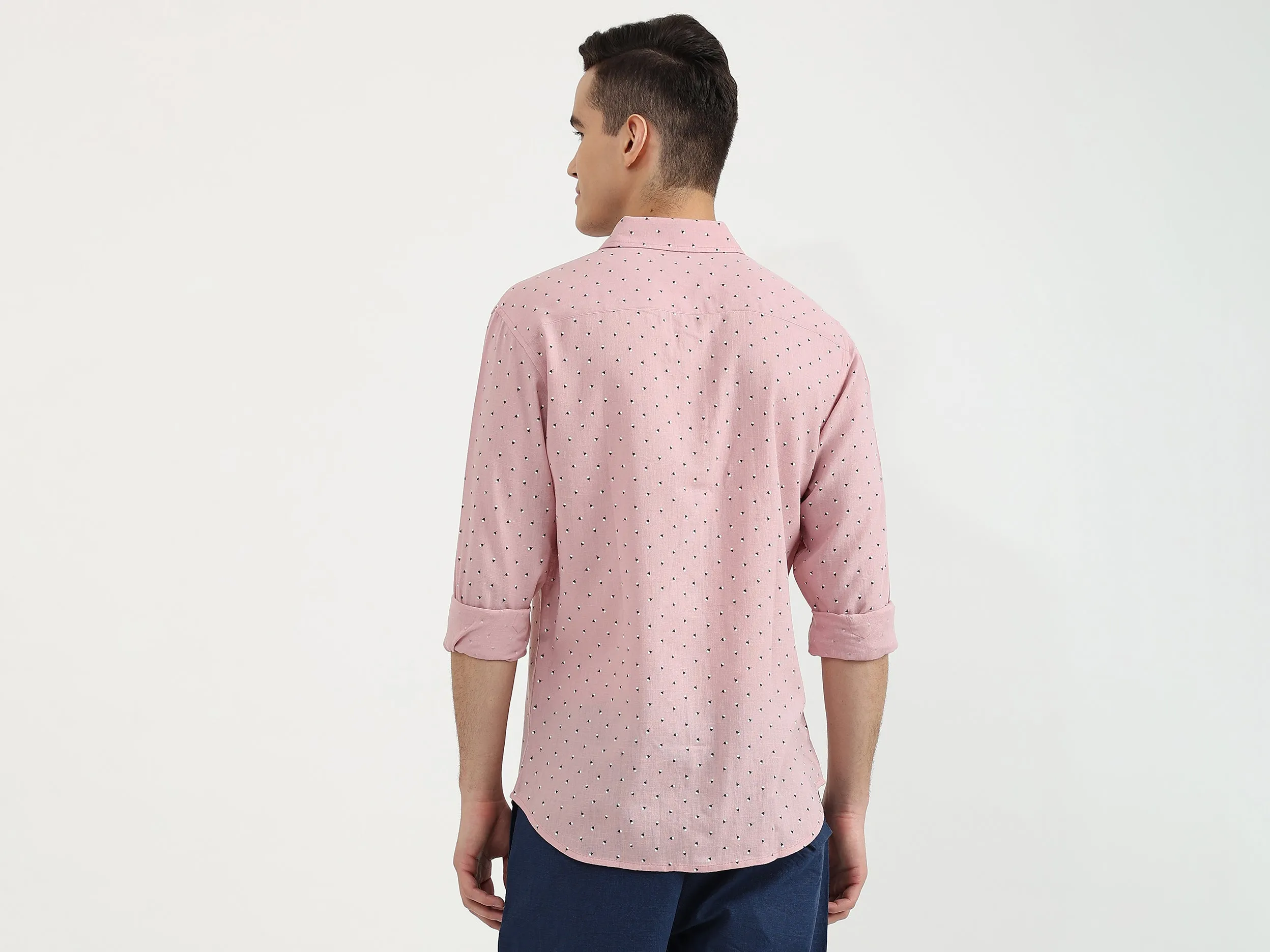 Mens Slim Fit Printed Shirt