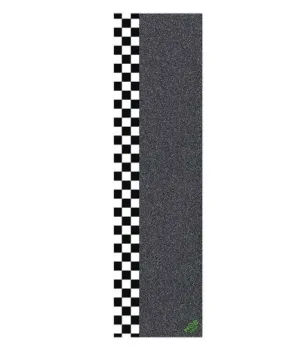 Mob Grip Tape 9in x 33in Checker Strip White/Black Sheet