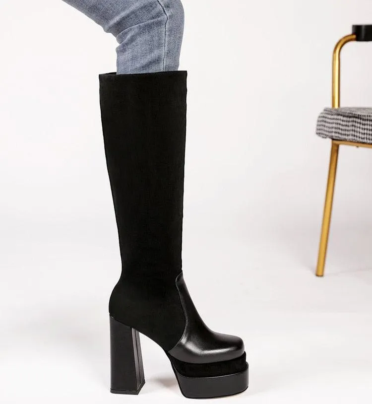 Modern Platform Boots