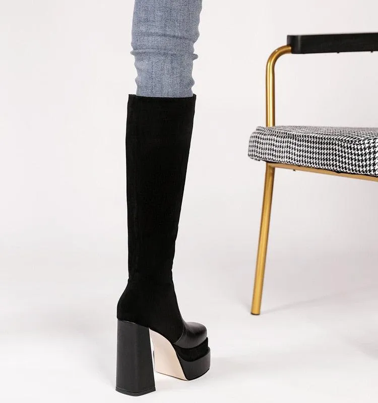 Modern Platform Boots