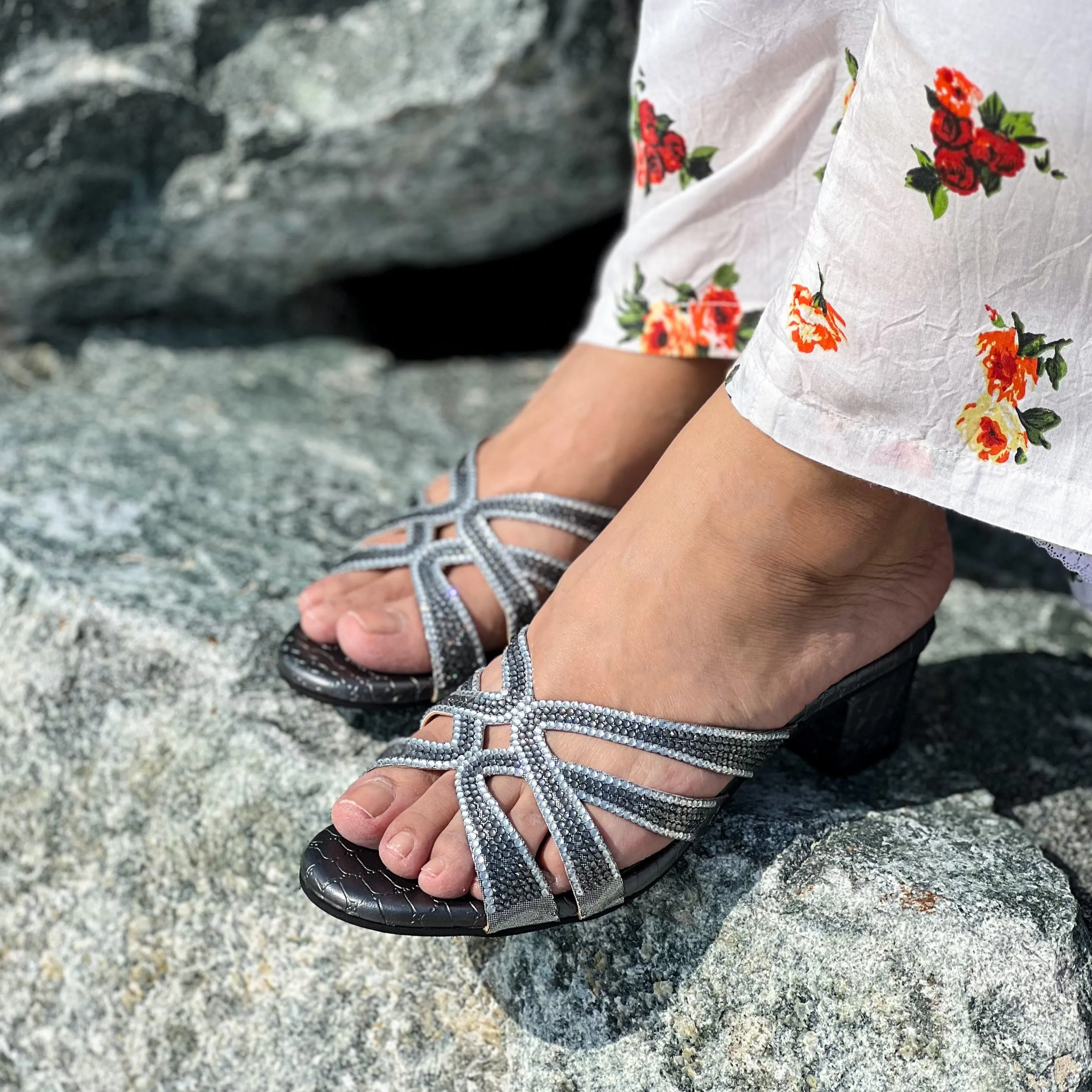 Nahla Heels S245H - Grey