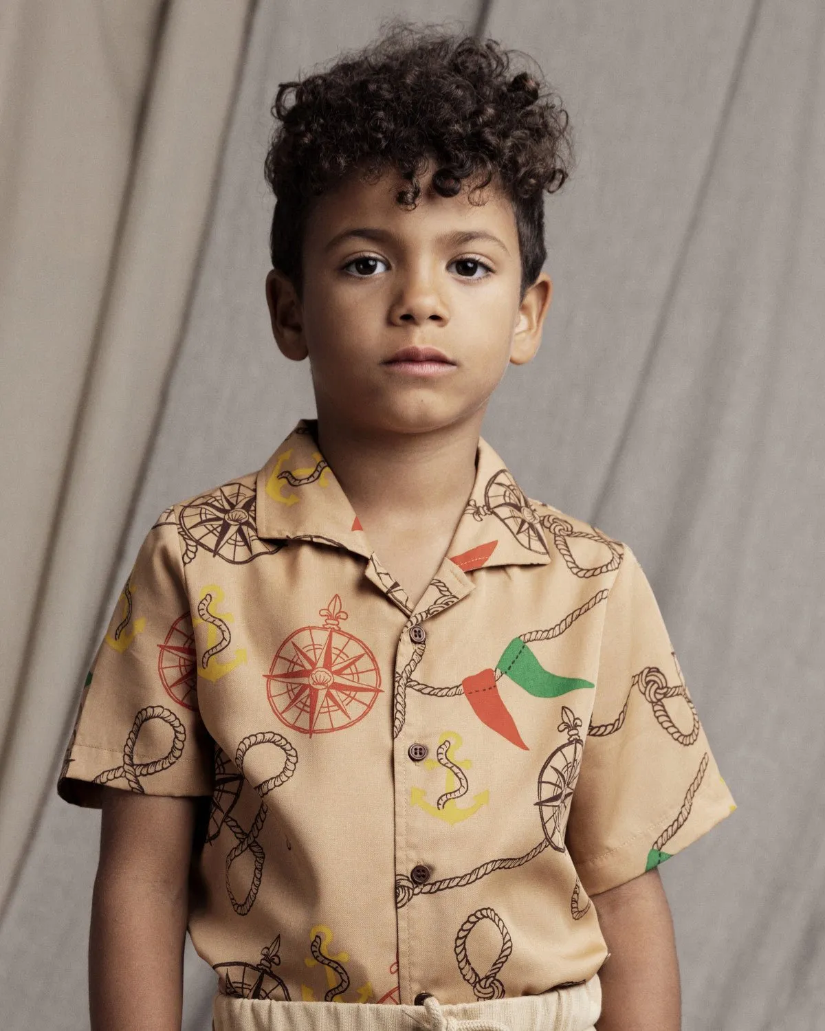 Nautical Woven Shirt by Mini Rodini