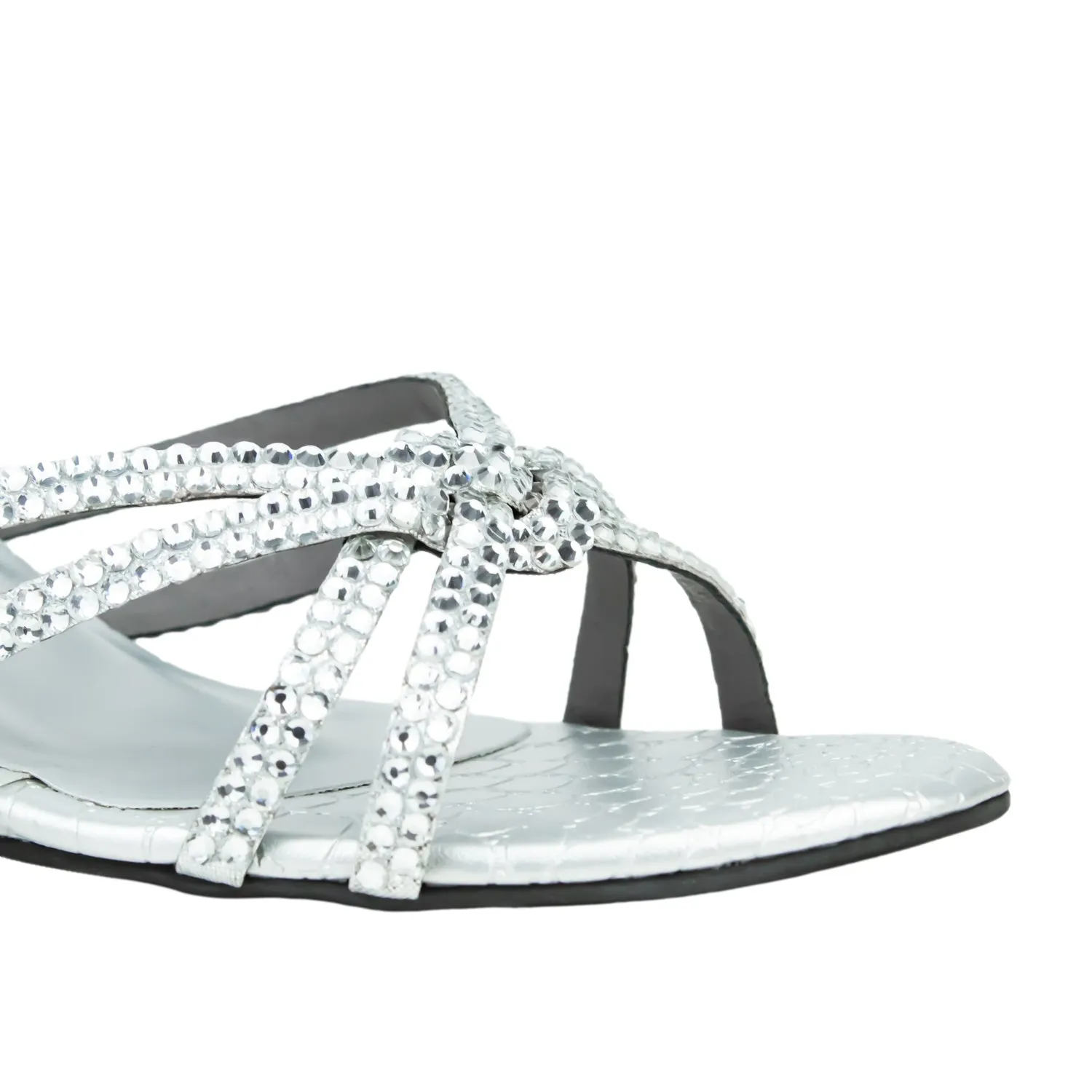 Nawal Heels S248H - Silver