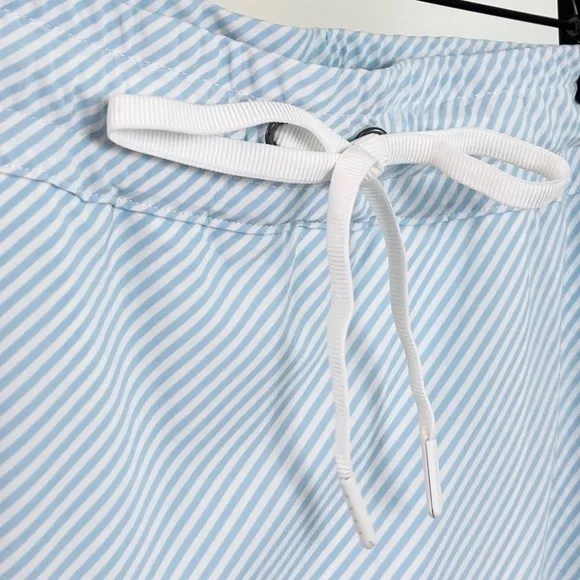 NEW Southern Tide Kyle Woven Drawstring Striped Skort