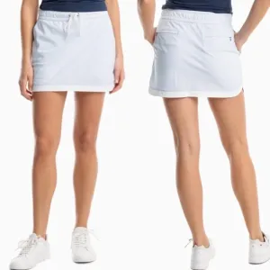 NEW Southern Tide Kyle Woven Drawstring Striped Skort