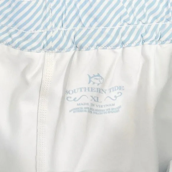 NEW Southern Tide Kyle Woven Drawstring Striped Skort