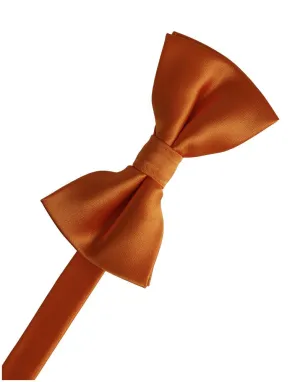 Orange Eternity Kids Bow Tie