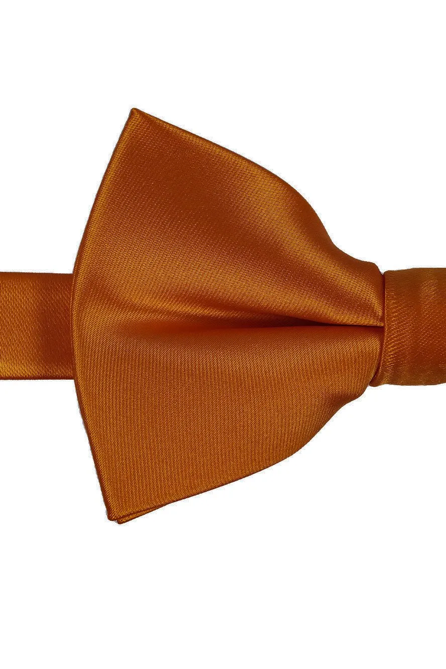 Orange Eternity Kids Bow Tie