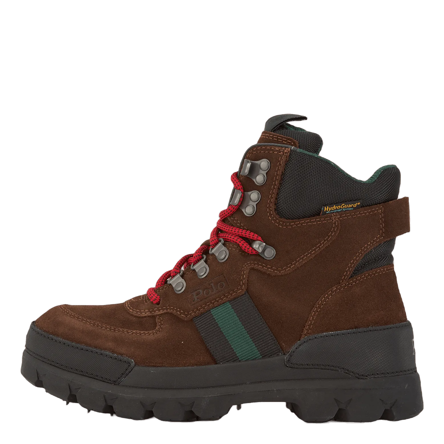 Oslo Waterproof Suede & Oxford Boot Chocolate Brown/Rl2000 Red