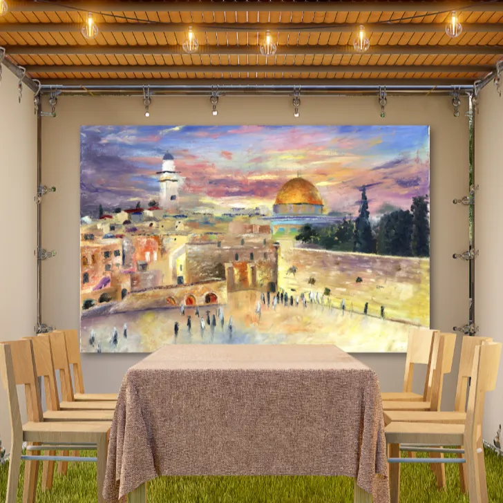 Our Beautiful Kotel | Sukkah Mural