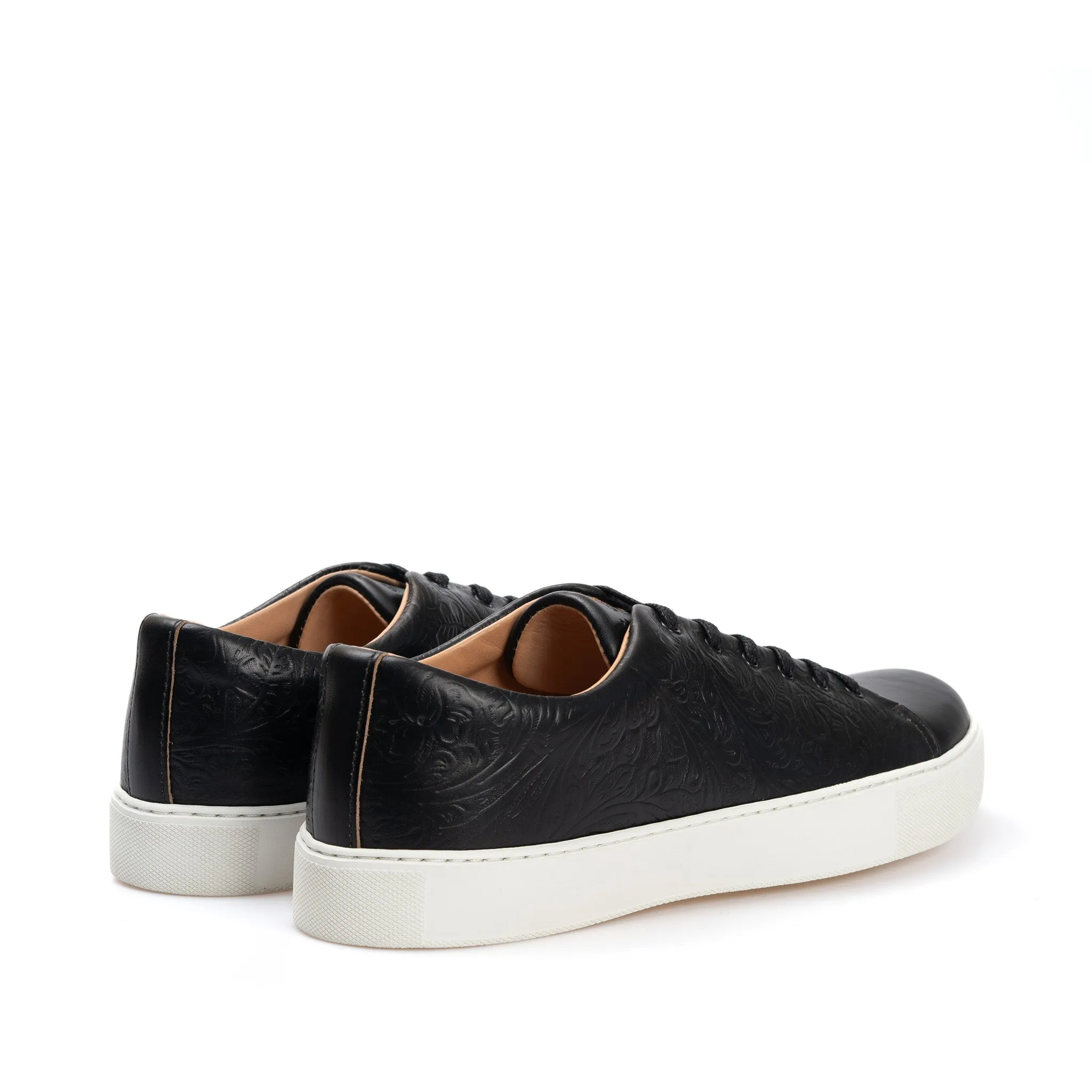 Overstone Derby - Western Floral Black Chromexcel