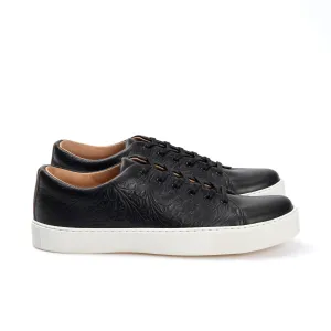 Overstone Derby - Western Floral Black Chromexcel