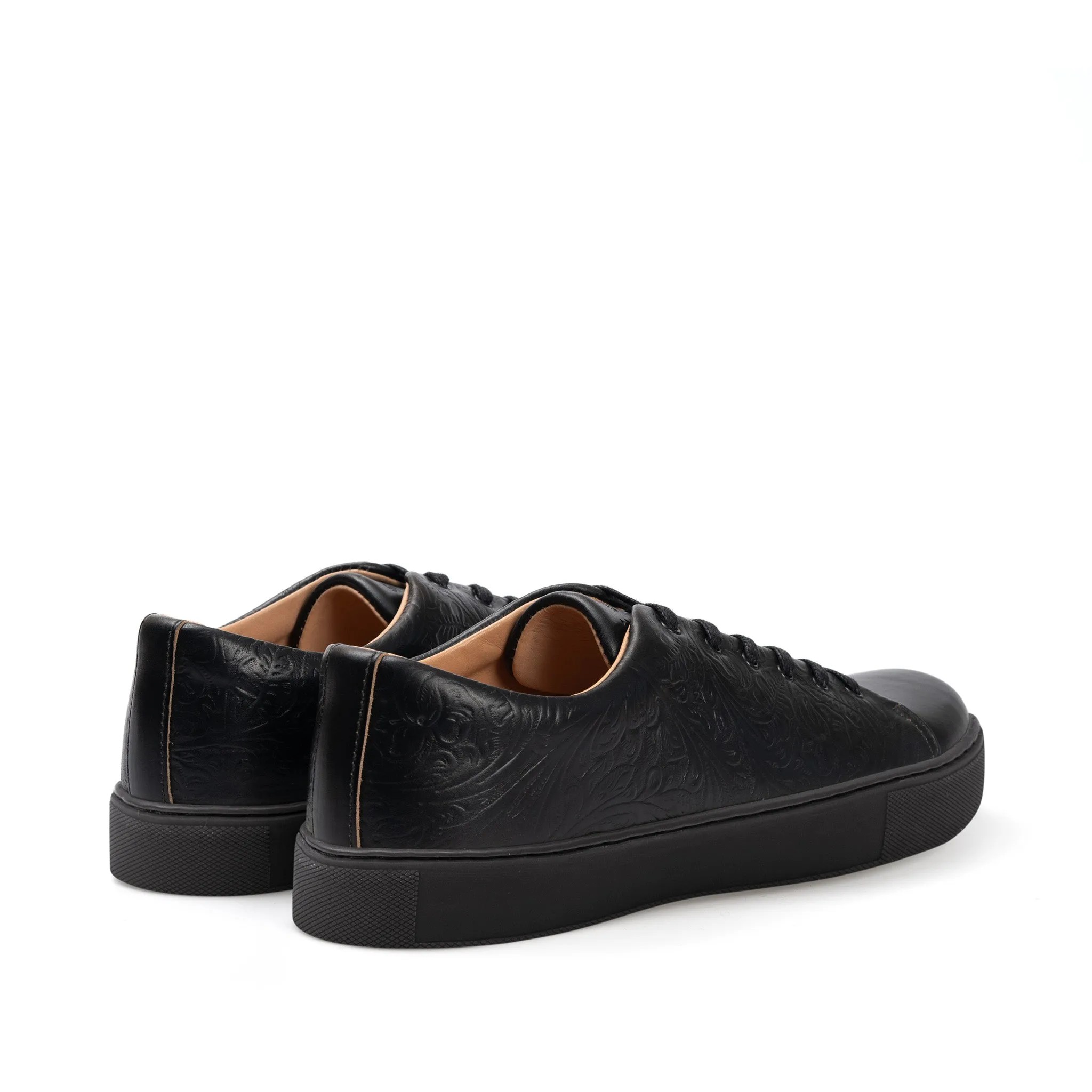 Overstone Derby - Western Floral Black Chromexcel