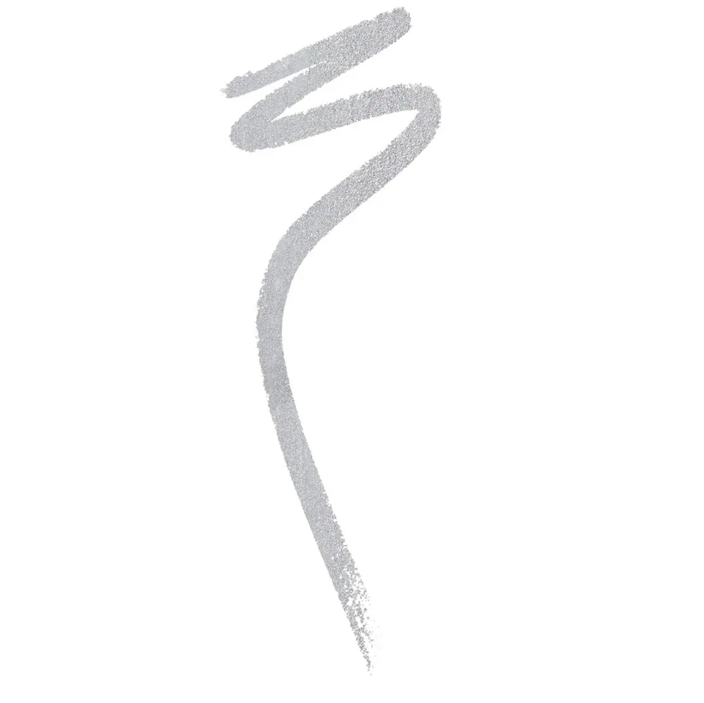Pack of 2 Maybelline New York Tattoo Studio Waterproof Liner Sharpenable Gel Pencil Liner, Sparkling Silver 961