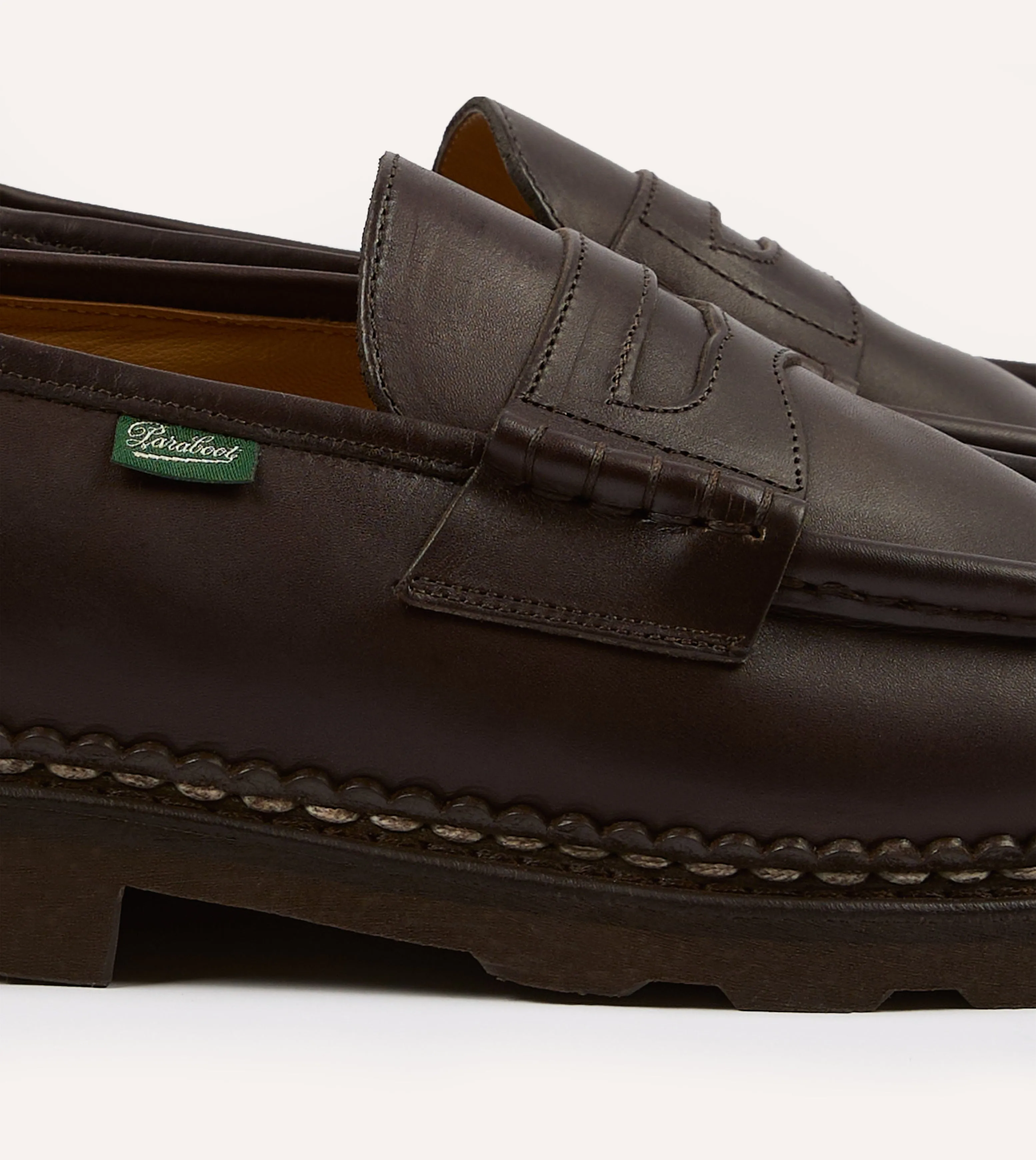 Paraboot Reims Brown Leather Loafer