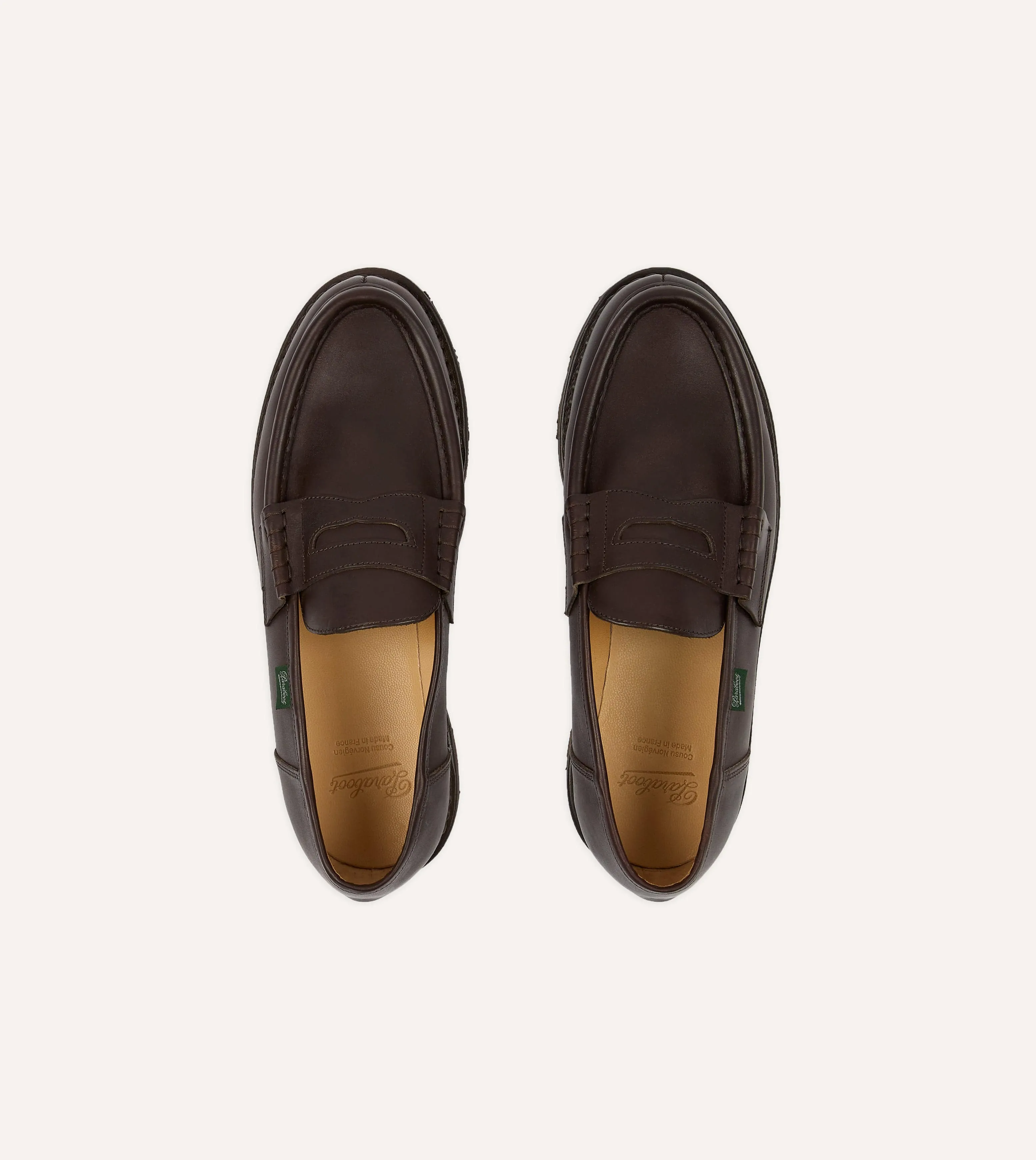 Paraboot Reims Brown Leather Loafer