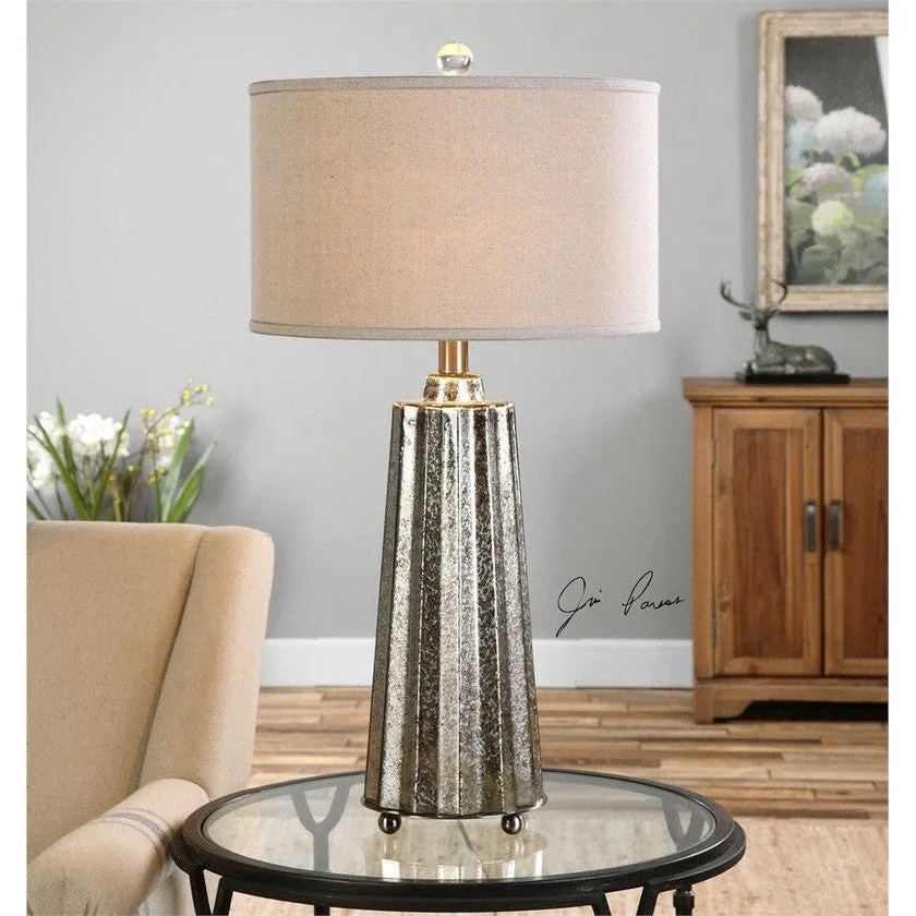 Parsen Mercury Glass Lamp