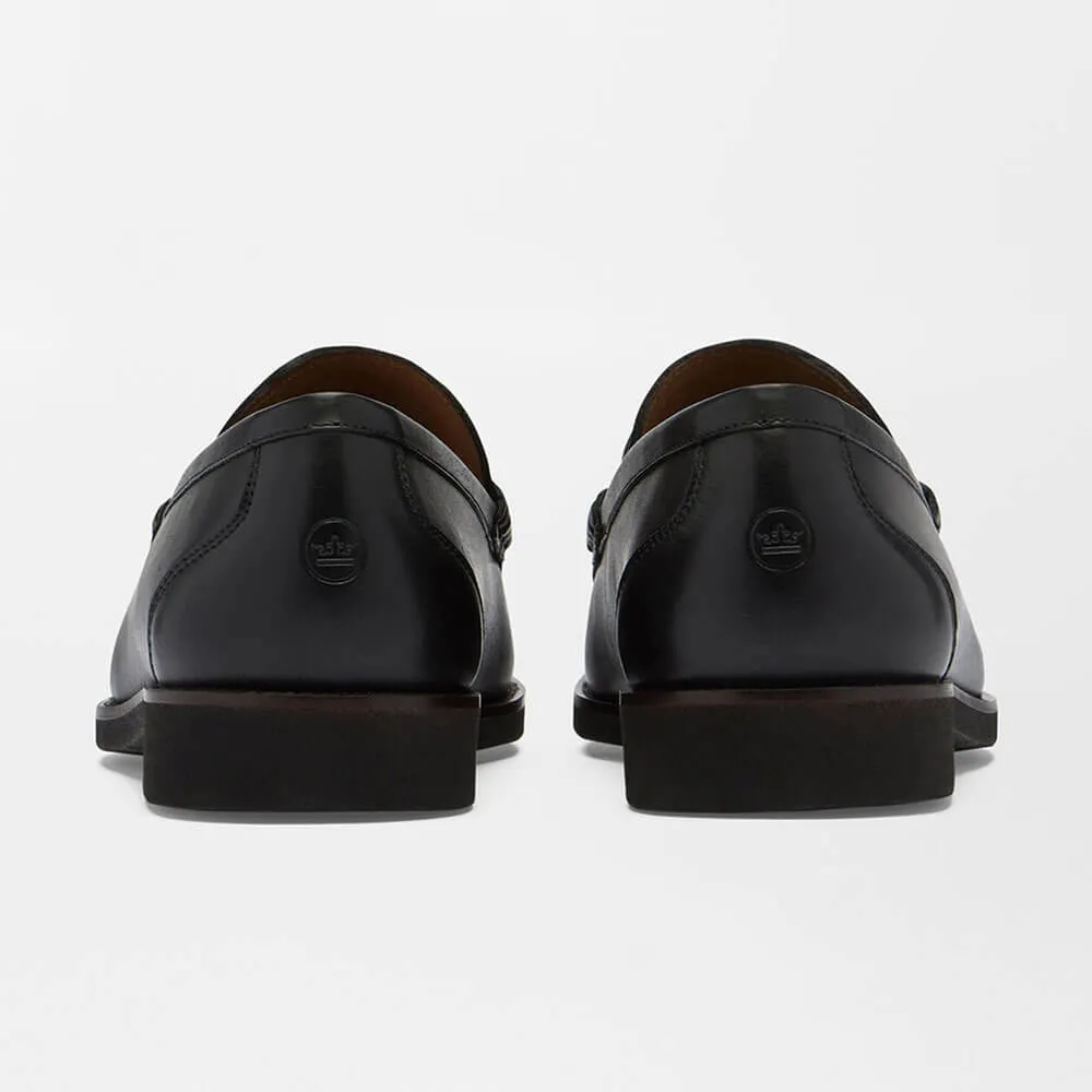Peter Millar Crown Leather Bit Loafer - Black*