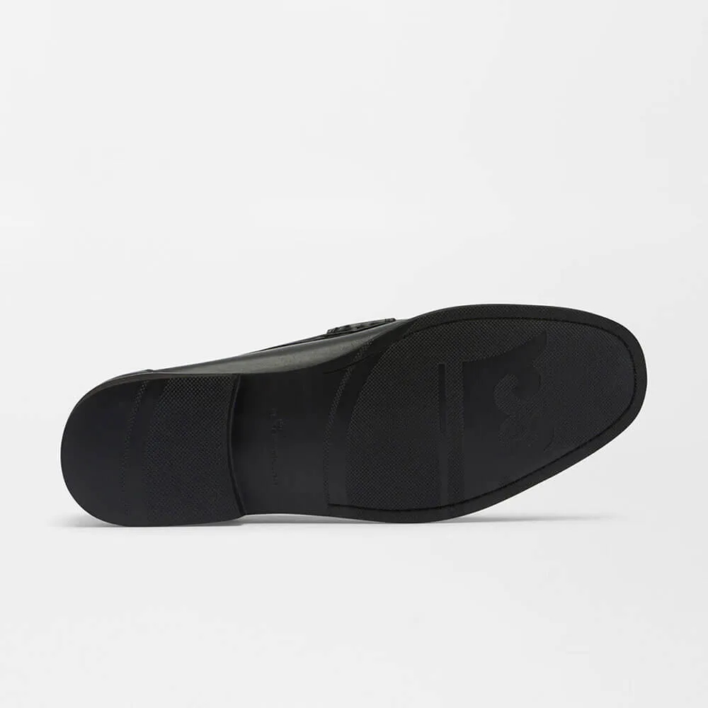 Peter Millar Crown Leather Bit Loafer - Black*