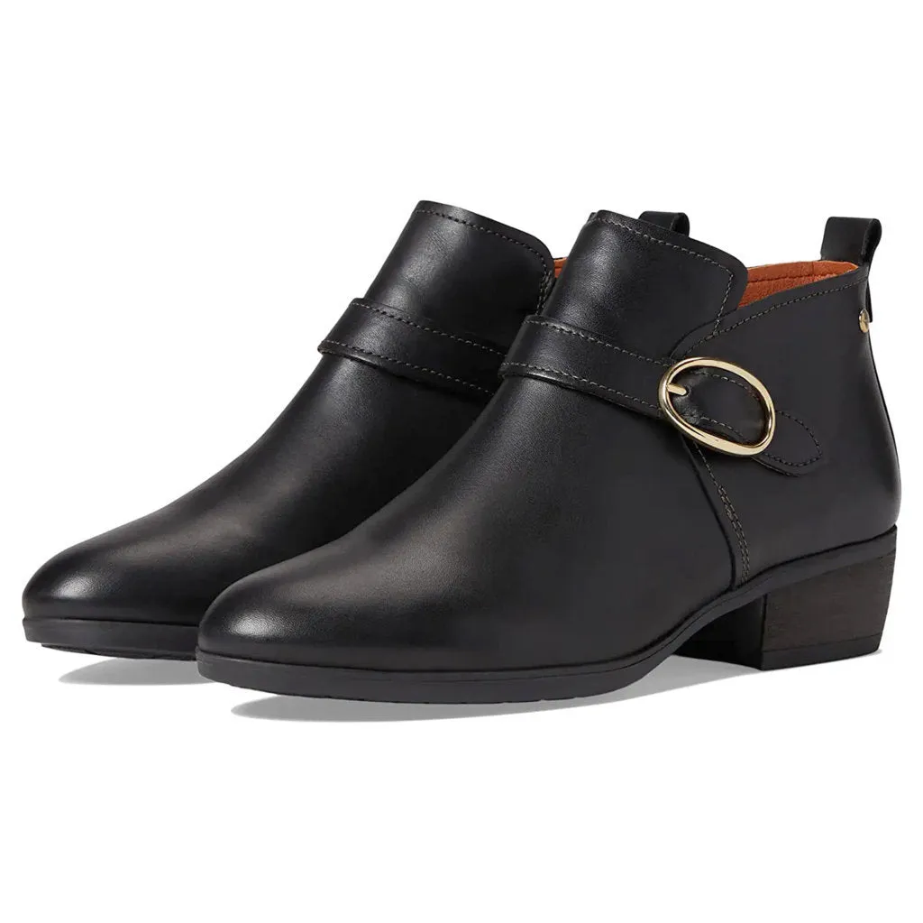 Pikolinos Daroca Calfskin Leather Women's Ankle Boots