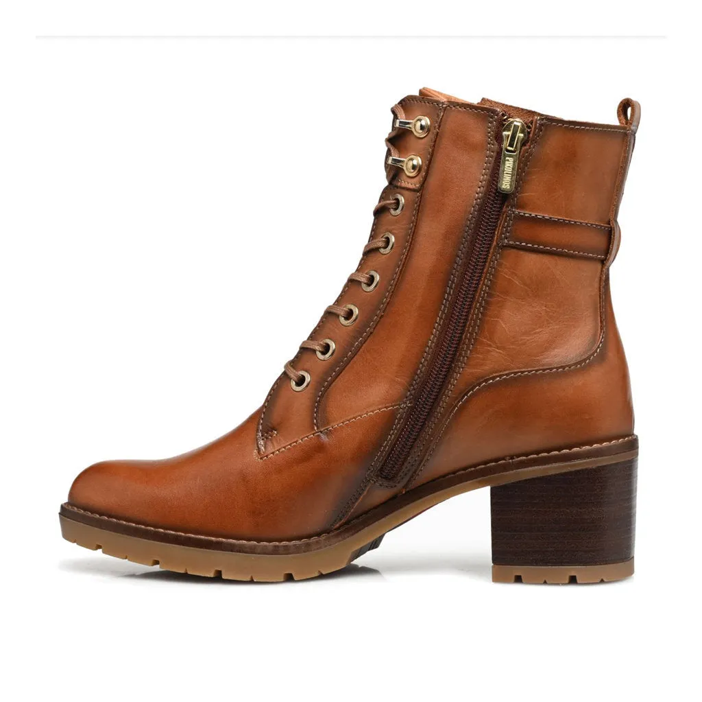 Pikolinos Llanes Leather Women's Heeled Boots