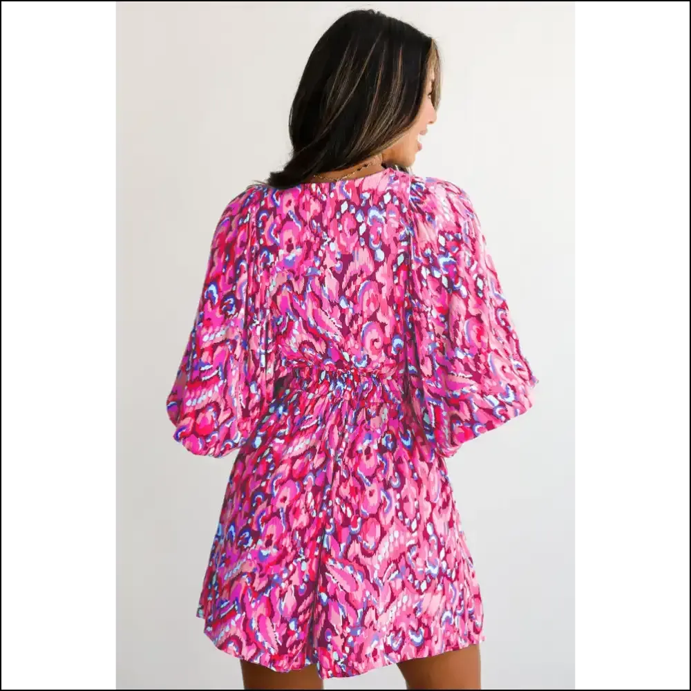 Pink Abstract Print Romper: Instant Awesome, just Add You! Needful Things 😉